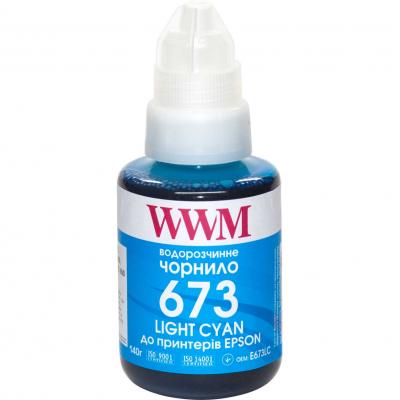  WWM Epson L800/L805/L810/L850/L1800, Light Cyan, 140 ,  (E673LC) -  1