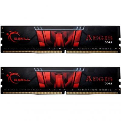  8Gb x 2 (16Gb Kit) DDR4, 2666 MHz, G.Skill Aegis, 19-19-19-43, 1.2V (F4-2666C19D-16GIS) -  1