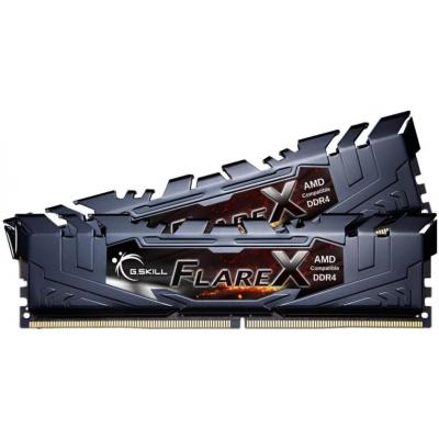     DDR4 16GB (2x8GB) 3200 MHz FlareX Black G.Skill (F4-3200C16D-16GFX) -  2