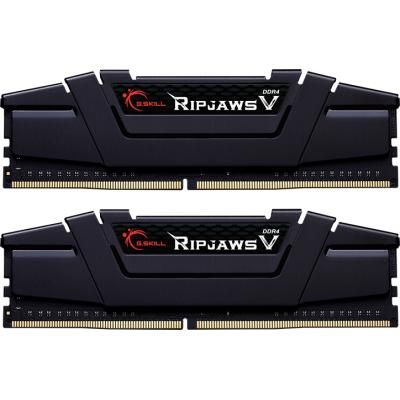 ' 32Gb x 2 (64Gb Kit) DDR4, 2666 MHz, G.Skill Ripjaws V, Black, 18-18-18-43, 1.2V,   (F4-2666C18D-64GVK) -  1