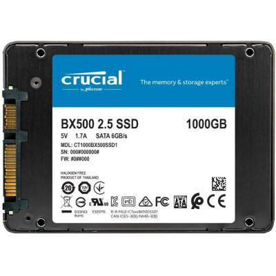  SSD Crucial BX500 1TB 2.5" MICRON (CT1000BX500SSD1) -  2