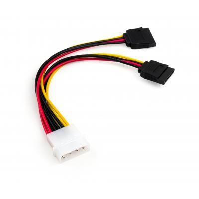   SATA power 0.2m 2 connectors Vinga (VCPSATA2PW2) -  1