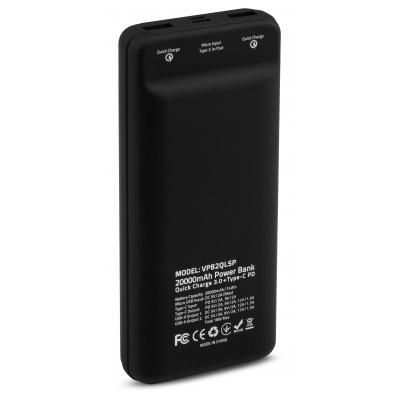  Vinga 20000 mAh soft touch black (VPB2QLSBK) -  2