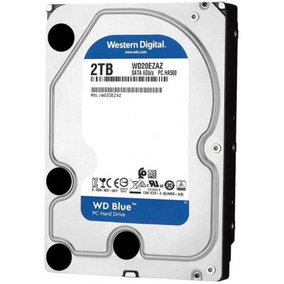   3.5" 2Tb Western Digital Blue, SATA3, 256Mb, 5400 rpm (WD20EZAZ) -  3