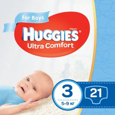  Huggies Ultra Comfort 3   (5-9 ) 21  (5029053543536) -  1