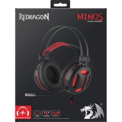  Redragon Minos Surround 7.1 Black-Red (78368) -  12