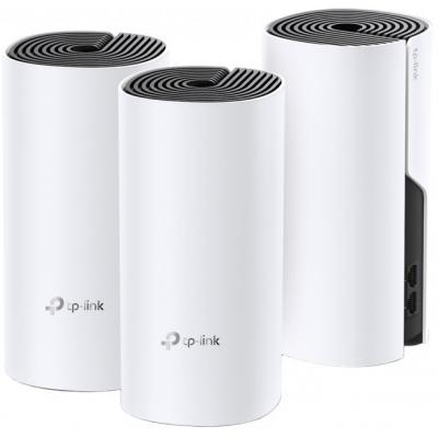   Wi-Fi TP-Link DECO E4 3 pcs AC1200, 2xFE LAN/WAN, MESH, MU-MIMO, Beamformi (DECO-E4-3-PACK) -  1