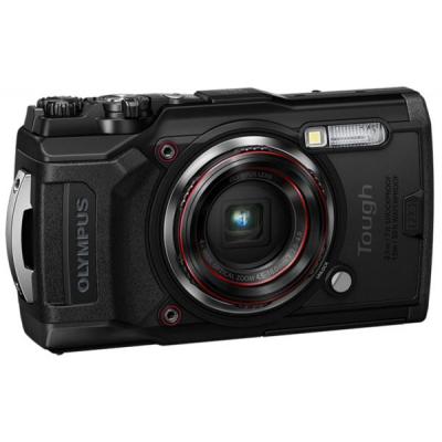   Olympus TG-6 Black (Waterproof - 15m; GPS; 4K; Wi-Fi) (V104210BE000) -  2