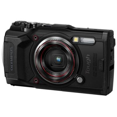   Olympus TG-6 Black (Waterproof - 15m; GPS; 4K; Wi-Fi) (V104210BE000) -  1