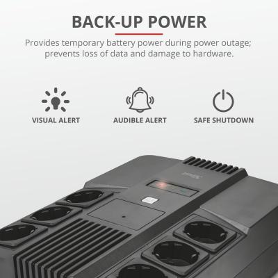    Trust Maxxon 800VA UPS (23326_TRUST) -  9