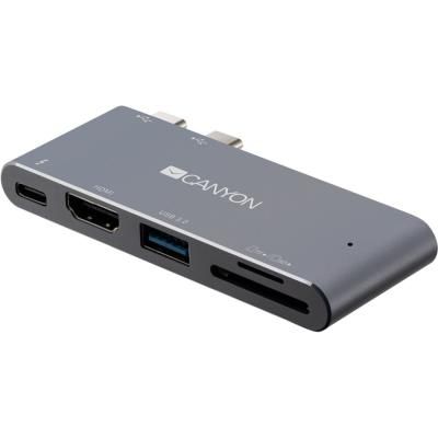 - Canyon Docking Station with 5 ports, Thunderbolt 3, Input 100-240V (CNS-TDS05DG) -  1