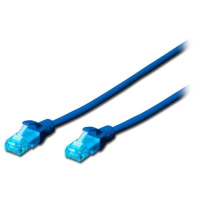 - 3, UTP, cat.5e, AWG 26/7, CCA, PVC, blue DIGITUS (DK-1512-030/B) -  1