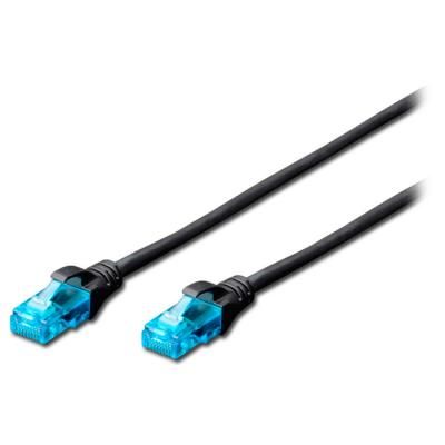 - 5 , UTP, Black, Digitus, , RJ45, .5 (DK-1512-050/BL) -  1