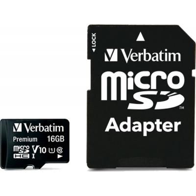   Verbatim 16GB microSDHC class 10 (MDAVR-10/G) -  1