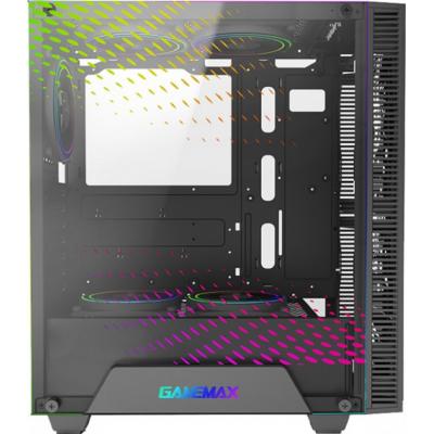  GameMax RockStar 2 Black,  , ATX/microATX/Mini-ITX, 1x120  LED, 421x210x460  (RockStar 2) -  3