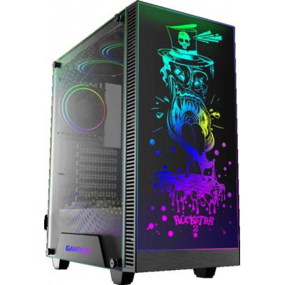  GameMax RockStar 2 Black,  , ATX/microATX/Mini-ITX, 1x120  LED, 421x210x460  (RockStar 2) -  1