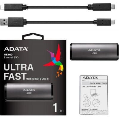  SSD USB 3.2 1TB ADATA (ASE760-1TU32G2-CTI) -  5