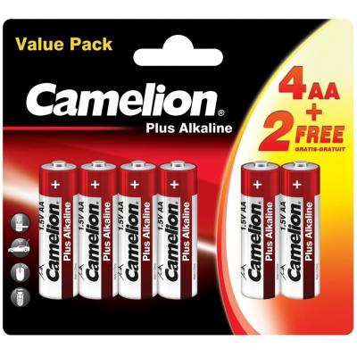  Camelion AA LR6 Plus Alkaline * (4+2) (LR6-BP(4+2)) -  1