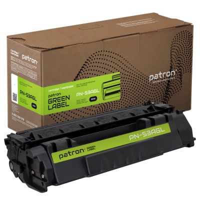  Patron HP Q7553A GREEN Label (PN-53AGL) -  1