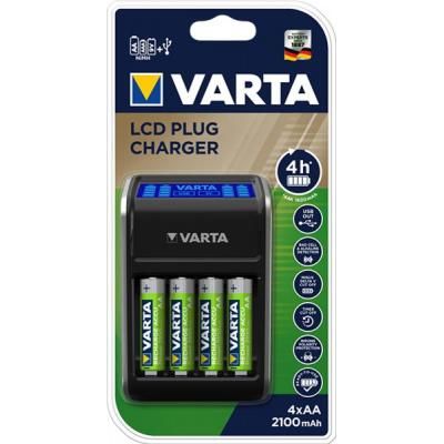     Varta LCD PLUG CHARGER +4*AA 2100 mAh (57687101441) -  4