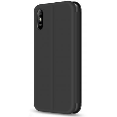     MakeFuture Xiaomi Redmi 9A Flip (Soft-Touch PU) Black (MCP-XR9ABK) -  2