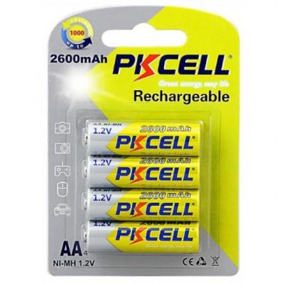  PKCELL AA R6 NiMH 2600mAh * 4 (PC/AA2600-4B) -  1