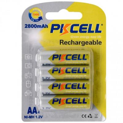  PKCELL AA R6 NiMH 2800mAh * 4 (PC/AA2800-4B) -  1