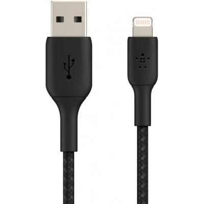 Belkin USB-A - Lightning, BRAIDED[CAA002BT1MBK] CAA002BT1MBK -  2