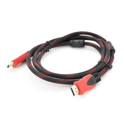   HDMI to HDMI 5.0m v1.4, OD-7.4mm Black/RED Merlion (YT-HDMI(M)/(M)NY/RD-5.0m) -  1