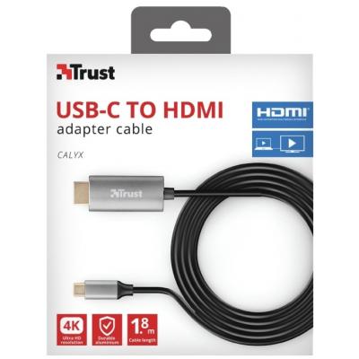 Trust Calyx USB-C to HDMI 1.8 BLACK 23332_TRUST -  10