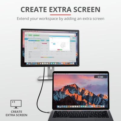 Trust Calyx USB-C to HDMI 1.8 BLACK 23332_TRUST -  8