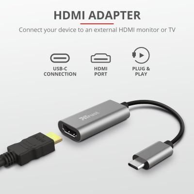  Trust Dalyx USB-C  HDMI Adapter (23774_TRUST) -  8