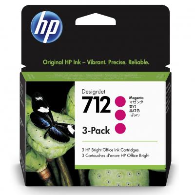  HP DJ No.712 DesignJet 230/630 Magenta 3-Pack 29-ml (3ED78A) -  1