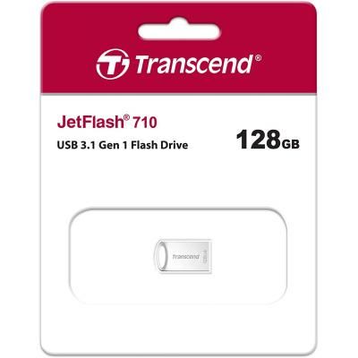 USB   Transcend 128GB JetFlash 710 Silver USB 3.0 (TS128GJF710S) -  4