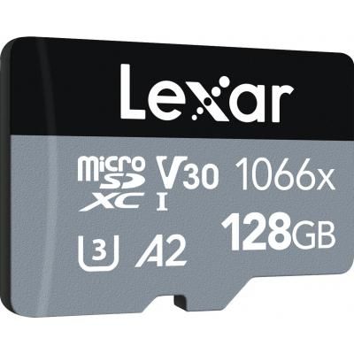  '  ' Lexar 128GB microSDXC class 10 UHS-I 1066x Silver (LMS1066128G-BNANG) -  2