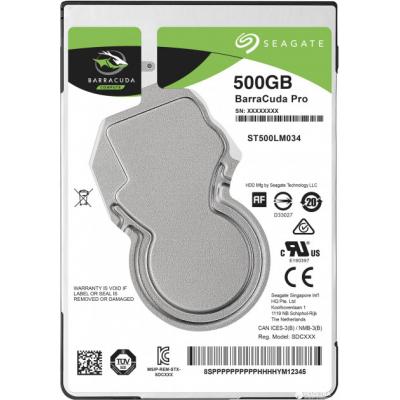     2.5" 500GB Seagate (ST500LM034_) -  1