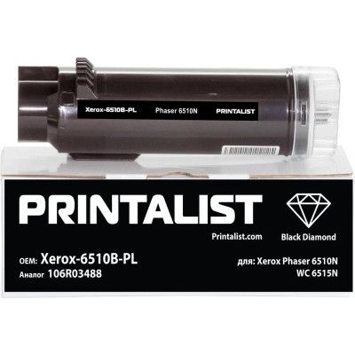 - Printalist Xerox Ph6510N, WC 6515N, 106R03488 Black (Xerox-6510B-PL) -  1