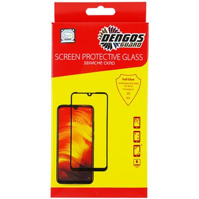   Dengos Full Glue Samsung Galaxy A02s (025), Black frame (TGFG-GA-01) -  1