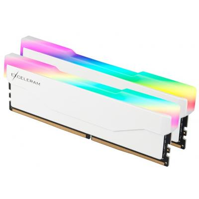     DDR4 16GB (2x8GB) 3600 MHz RGB X2 Series White eXceleram (ERX2W416369AD) -  2