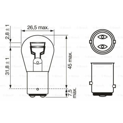  Bosch 21/5W (1 987 302 814) -  5