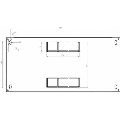   CMS 6U 600*350*373mm (UA-MGSWA635G) -  4