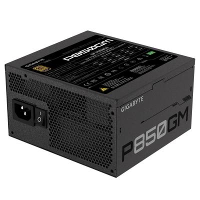   850W, Gigabyte P850GM, Black, , 120  (HYB), Active PFC, 80 Plus Gold, MB: 20+4 pin, CPU: 4+4 pin, VGA: 4 x 6+2 pin, 3xMolex/1xFDD / 8xSATA, : OVP/OPP/SCP/UVP/OCP/OTP (GP-P850GM) -  4