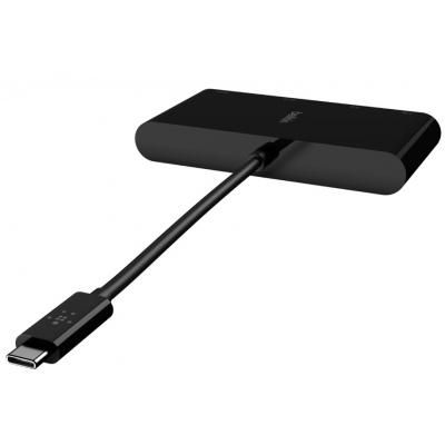  Belkin USB-C  Ethernet, HDMI, VGA, USB-A, black (AVC005BTBK) -  2