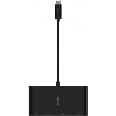  Belkin USB-C  Ethernet, HDMI, VGA, USB-A, black (AVC005BTBK) -  3