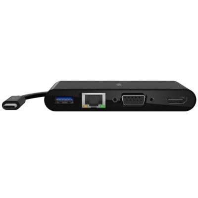  Belkin USB-C  Ethernet, HDMI, VGA, USB-A, black (AVC005BTBK) -  4