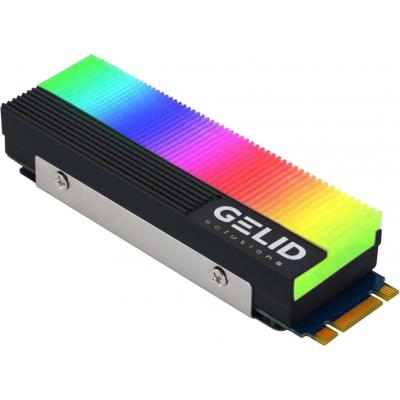   M.2 Gelid Solutions Glint ARGB, Black,   2280, ' M.2 (NGFF), ARGB ,  (M2-RGB-01) -  3