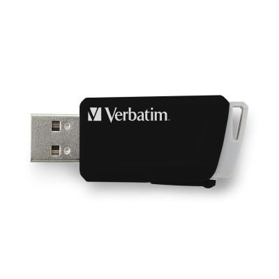 USB 3.2 Flash Drive 32Gb Verbatim StorenClick, Black (49307) -  1