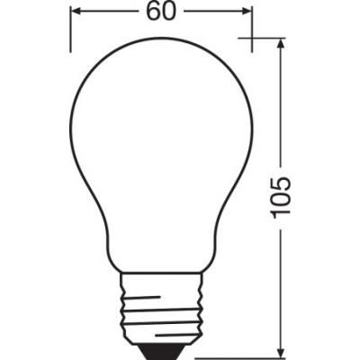  Osram SST CLAS A 100 12 W/4000K E27 (4058075434707) -  2