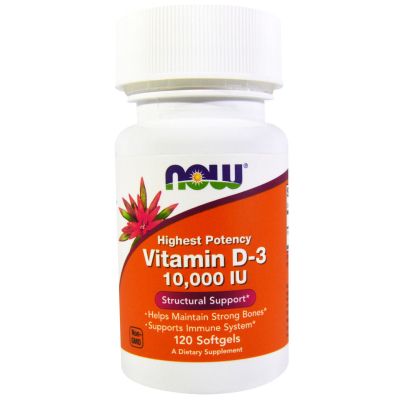  Now Foods  D-3 10000IU, 120   (NOW-00376) -  1