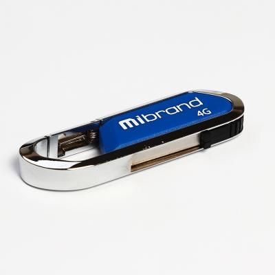 USB Flash Drive 4Gb Mibrand Aligator Blue (MI2.0/AL4U7U) -  1